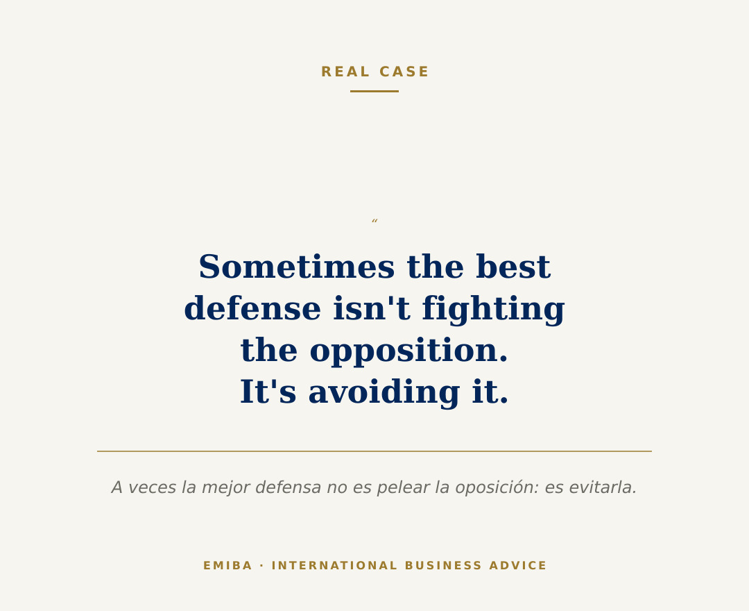 Sometimes the best defense is to avoid opposition